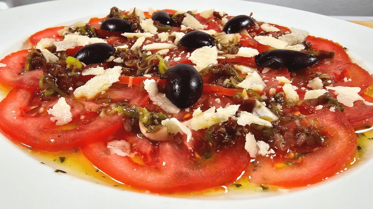 Carpaccio de tomates :  Recette rafraichissante pour l'été !
