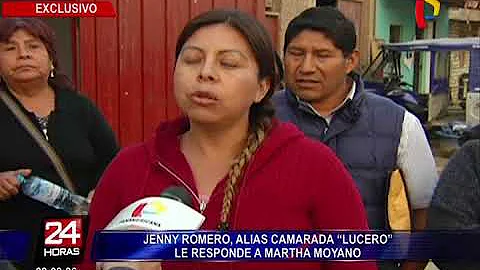 Jenny Romero, alias camarada 'Lucero, se pronuncia...