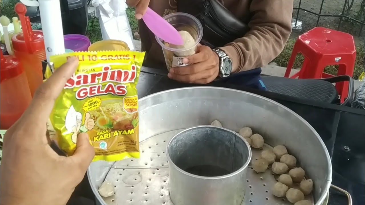 Hebat Modal Mie Gelas Sama Bakso Kuah Jadi Laris - Indonesian Street Food