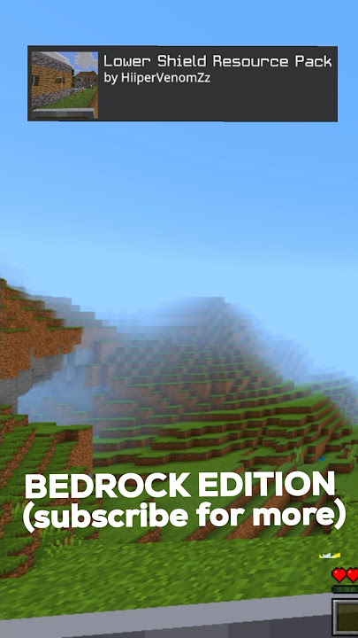 Lower Shield Pack For Minecraft Bedrock Edition!(MCPE 1.21 ) #minecraft #mcpe #texturepack #addons
