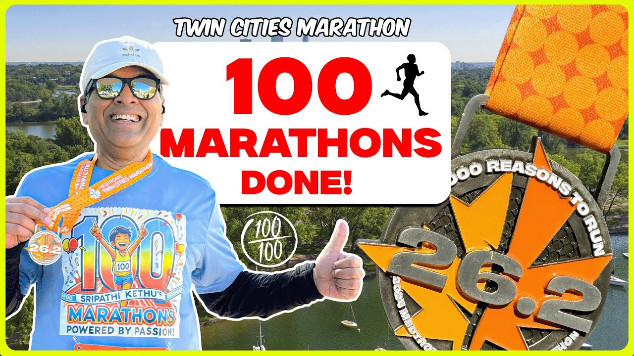 My 100th Marathon at Twin Cities Marathon- Mission Accomplished