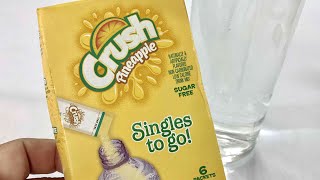 Pineapple Crush Sugar Free Singles to Go! Instant Drink Mix Review screenshot 4