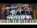 Mabel - Loneliest Time Of Year Piano instrumental