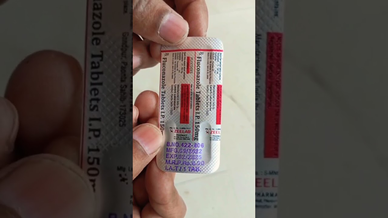 Fluconazole 150mg tablet ₹ 5 in cheap price from zeelab pharmacy