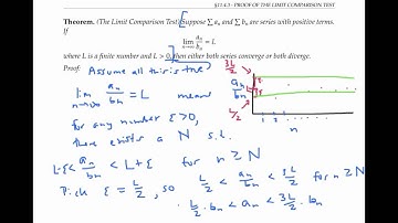 Proof of the Limit Comparison Test