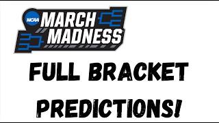 Filling Out Our Projected 2026 NCAA Bracket! Who Wins It All? March Madness 2026