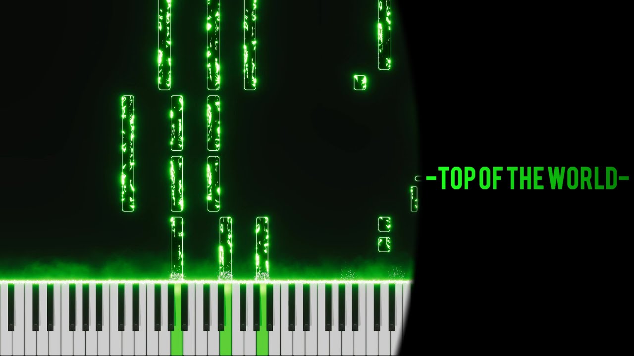 Shawn Mendes Top Of The World Piano Tutorial YouTube