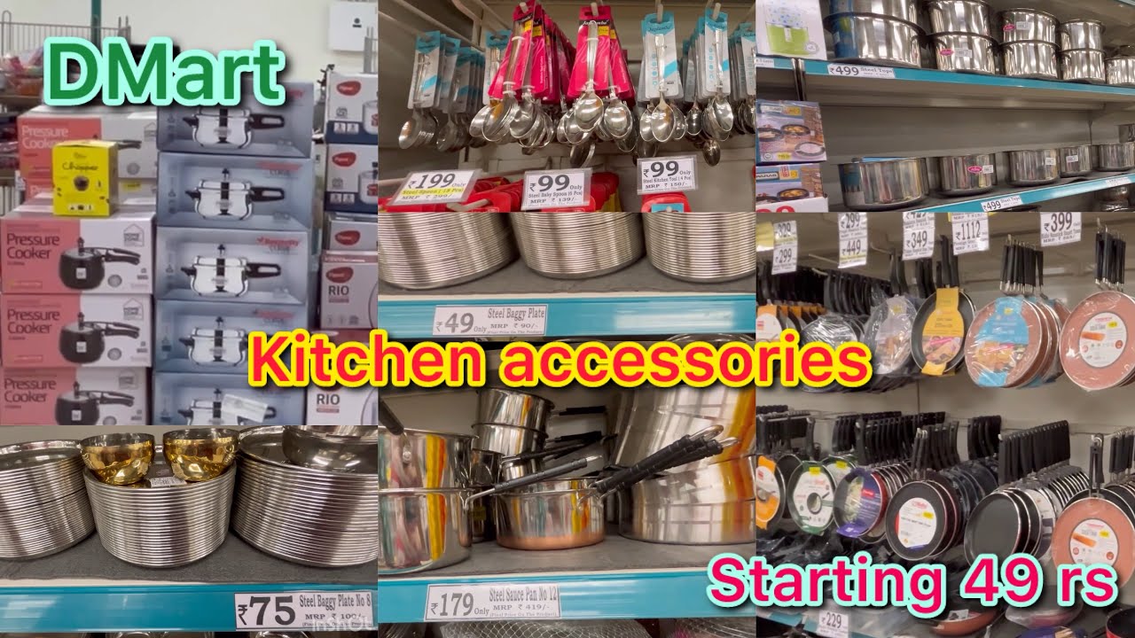 Dmart kitchen items🛍️Cheapest clearence sale🪹stainless steel products🌺Under-49 