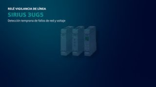 SIRIUS 3UG5 Relé vigilancia de línea