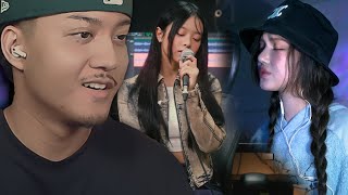 [By Jeans] DANIELLE \& HANNI | 'Let Her Go' + 'Best Part' Covers | REACTION