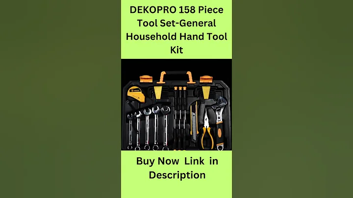 DEKOPRO 158 Piece Tool Set-General Household Hand Tool Kit #shorts #amazon #youtube #horizon&Co