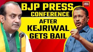 LIVE | BJP Press Conference | BJP'S Scathing Attack On Kejriwal | Kejriwal Granted Bail | LIVE News
