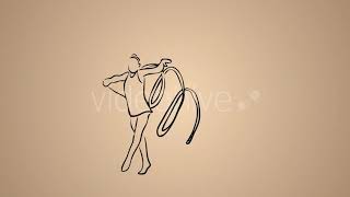 Rhythmic Gymnastics Women's Ribbon 05 | Motion Graphics - Envato elements