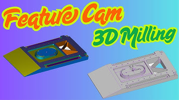 Feature Cam Introduction to 3D Milling #3d