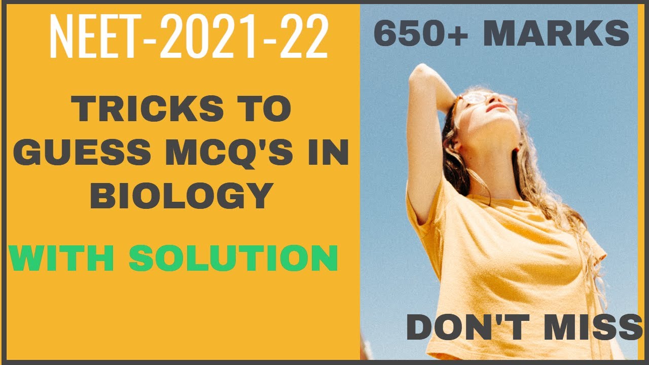 Tricks/Cheat Codes to solve MCQs (IIT-JEE/NEET & Other Exams)for Correct Ans. in 10 to 20 sec.