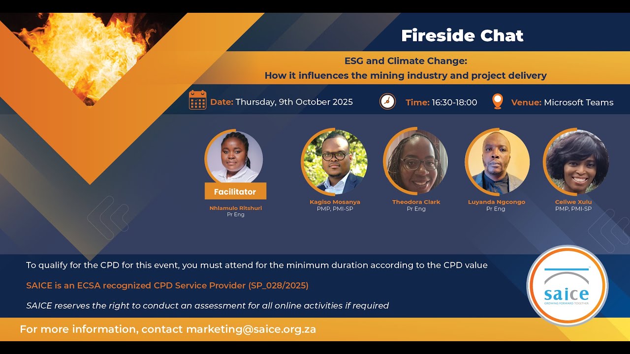 SAICE Fireside Chat #16 | ESG and Climate Change How it Influences the ...