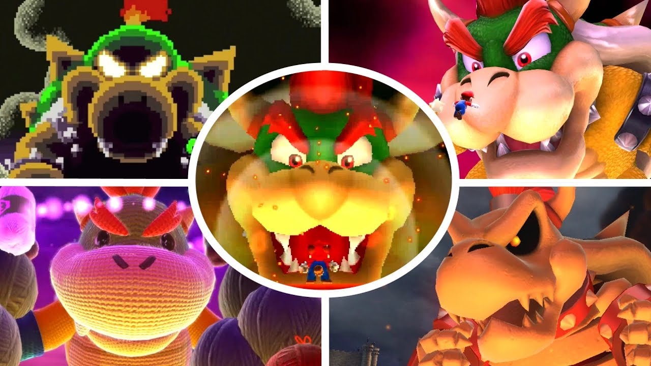 Evolution of Bowser in 2D Super Mario Games (1985-2021) 