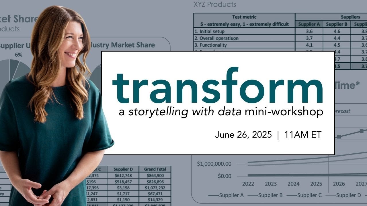 transform: a storytelling with data mini-workshop