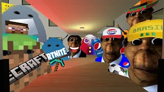 Fornite Munci, Brazil Obunga, Obunga Family And Angry Munci Family Nextbot Gmod