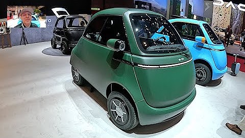 Microlino Lite M-ero full electric mini city car all new model e-car walkaround and interior V1981