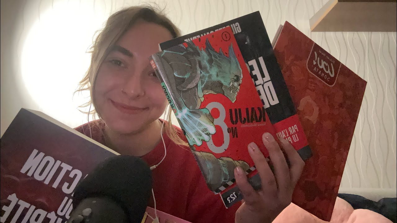 🌙ASMR - on tente un moment détente avec des bouquins !🌙