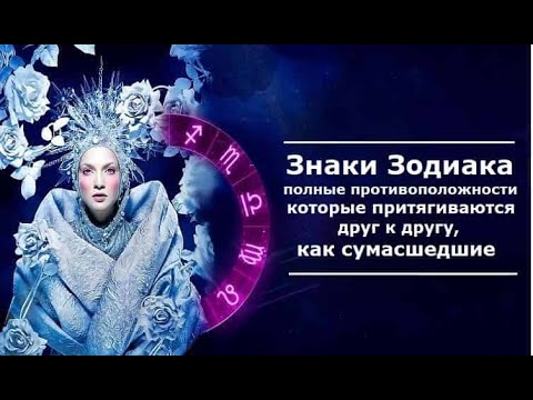 Знаки Зодиака полные противоположности, которые притягиваются друг к другу, как сумасшедшие