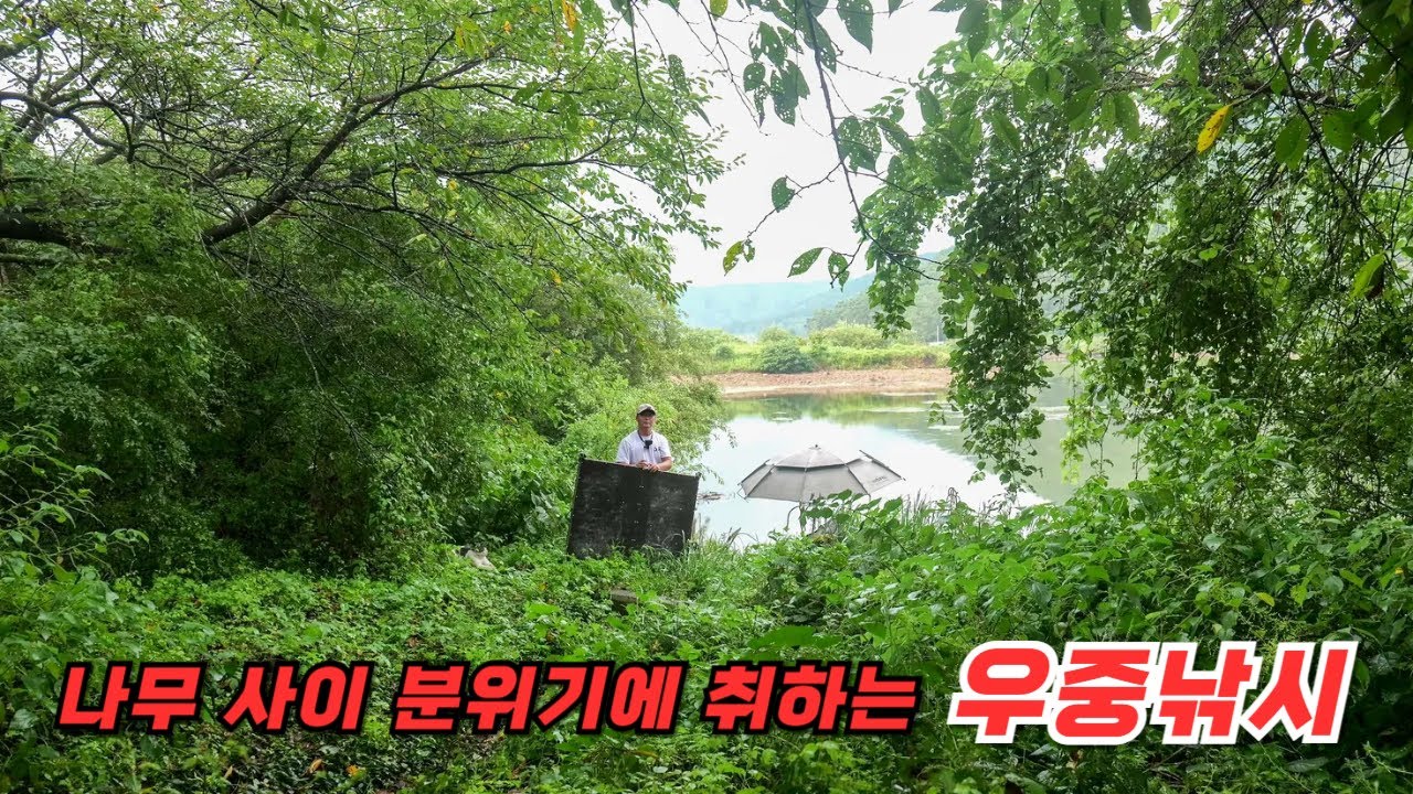 낚시는 분위기다 !! 우중낚시의 매력에 빠져보자