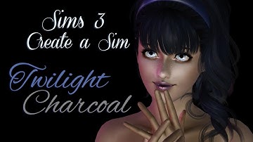 Sims 3 Create a Sim: Twilight Charcoal