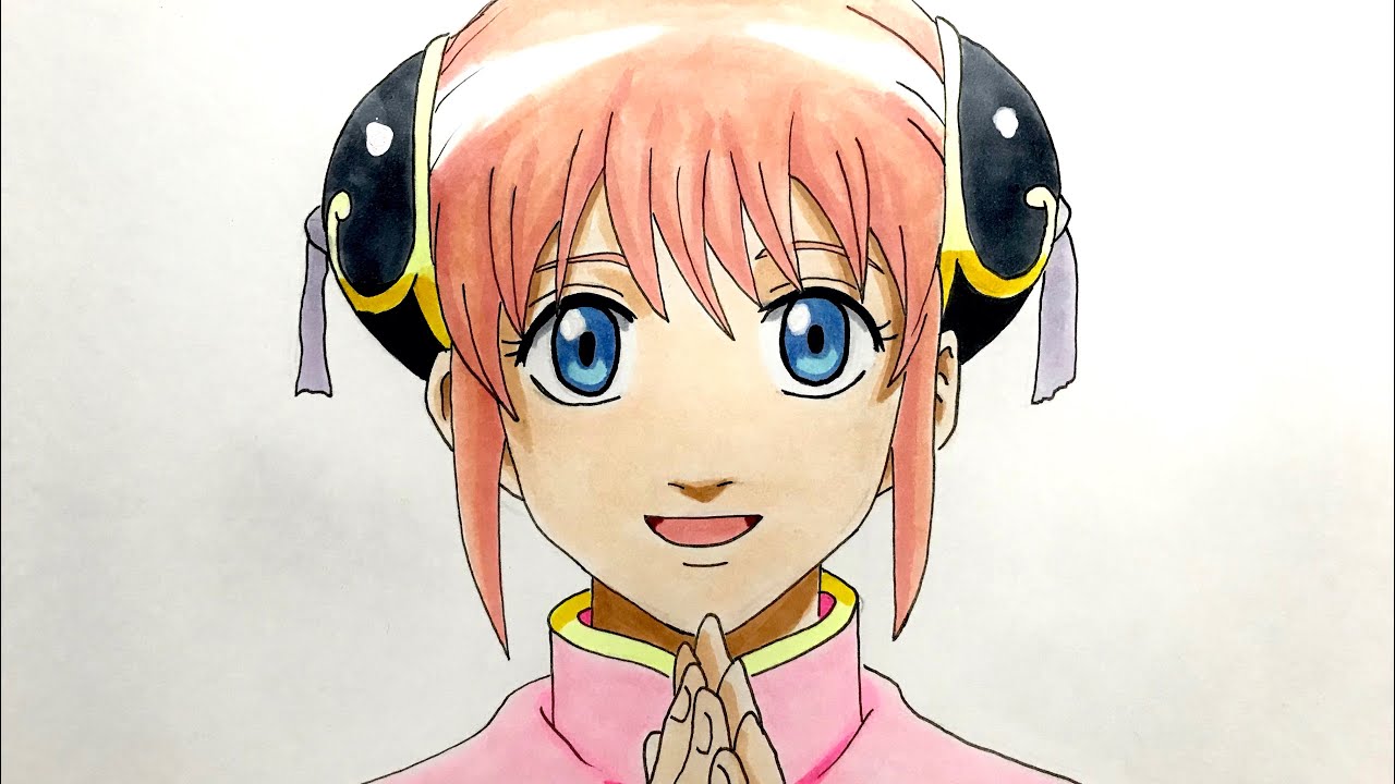 銀魂 神楽 描いてみた Gintama Kagura Drawing Youtube