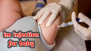 طريقه اعطاء الحقن العضل للأطفال الرضع في المنزل _Learn to give intramuscular injections to infants