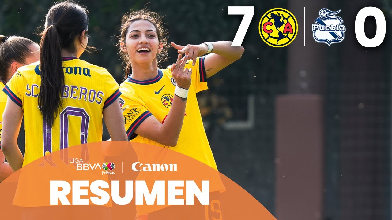 AMÉRICA 7-0 PUEBLA J12 | Poderosa exhibición de las Águilas | Clausura 2025