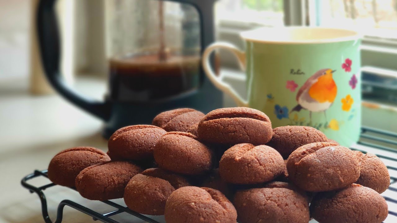 Keto Coffee beans cookies كوكيز القهوة الكيتوني