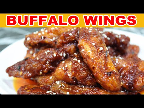 THE BEST Homemade Buffalo Wings | Paano Gumawa ng Crispy Chicken Wings like in the U.S.
