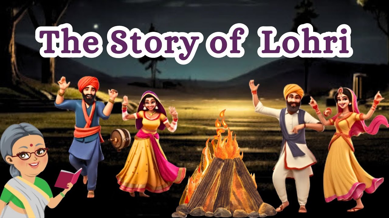 Почему мы празднуем Лохри | История Лохри на английском языке | Детская история о фестивале | Нам...