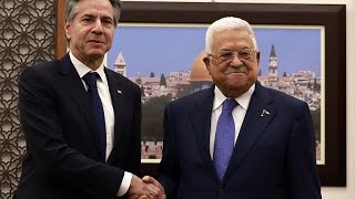 Guerre Israël-Hamas : Mahmoud Abbas reçoit Antony Blinken à Ramallah