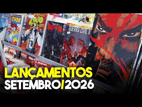 QUADRINHOS DE SETEMBRO DE 2026 | Chegou na Comic Shop