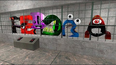 MELTING ALL NIGHTMARE ALPHABET IN FIRE ON IN A GMOD !   Garry