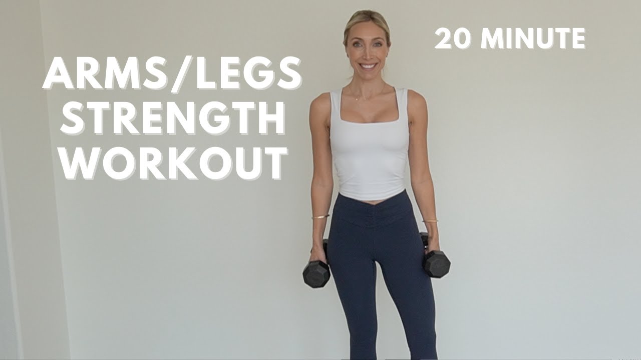 Arms + Legs Strength Workout (20 Min) | Knee-Friendly