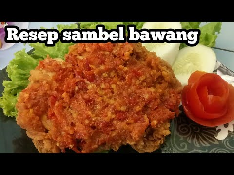 Resep Sambal Bawang Mentah Ayam Geprek