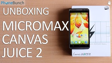 Micromax Canvas Juice 2 Unboxing and Hands-on Overview