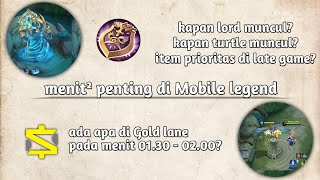 Menit dan detik penting di mobile legends. solo player wajibbb tahu! #soloplayer #ezlearning