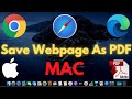 How to Save a Webpage As a PDF on Mac