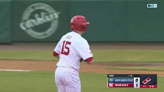 Dylan Carey RBI Double Nebraska Husker Baseball vs South Dakota State 3/4/26 #dylancarey #huskers 