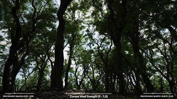 Trees Vol. 4 - Gameplay + Strong Wind Demo - Unreal Engine 4.26