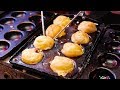 Japanese Street Food - BLACK OCTOPUS BALLS Ninja Takoyaki Osaka Japan