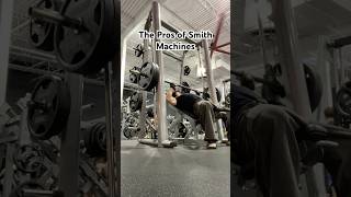 I still barbell bench press at times. #gymadvice #workouttips #gymbeginner #smithmachine #benchpress