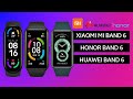 Xiaomi Mi Band 6 vs Huawei Band 6 vs Honor Band 6 Specifications Comparison