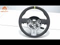 MEWANT-- for Toyota 86 2012-2015 /For Subaru BRZ 2012- 2015 DIY Steering Wheel Cover Installation
