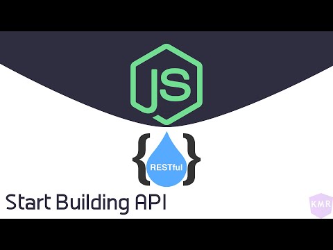 [Arabic] Node JS #44- REST API - Start Building API - نود جي اس