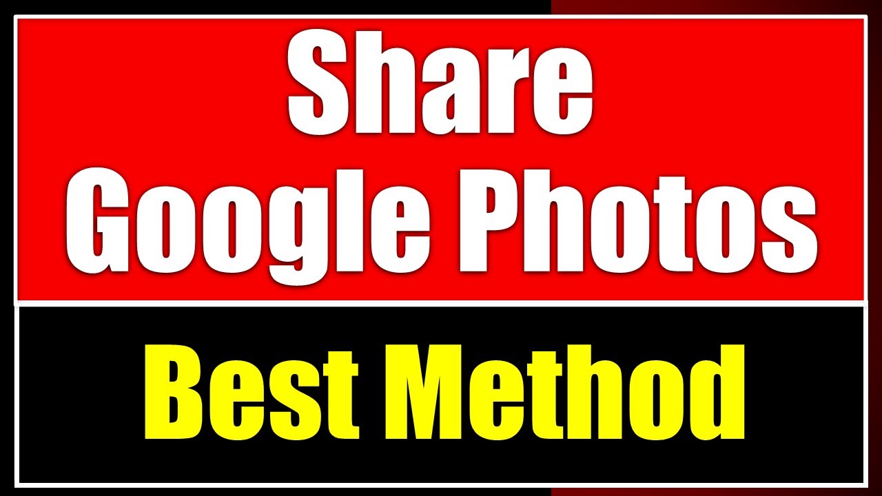 Google Photos Sharing Settings